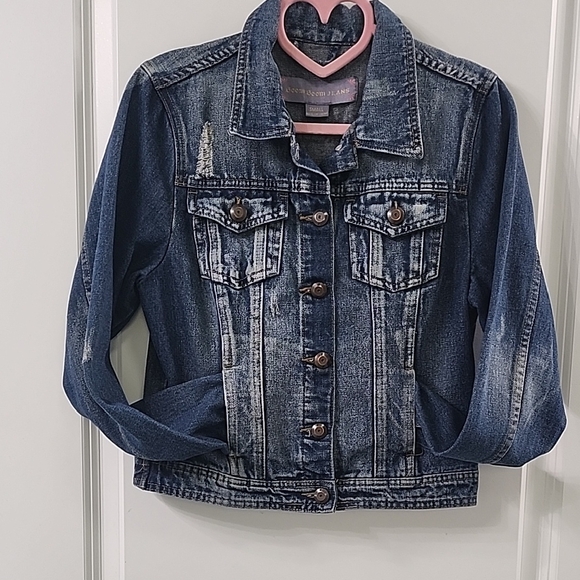 Texas, Boom Boom Jeans Pink and Gray Denim Jacket - Picture 4 of 6